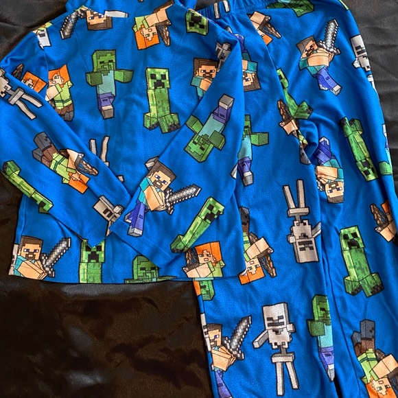 MINECRAFT BOYS PJs FLANNEL - Picture 5 of 7